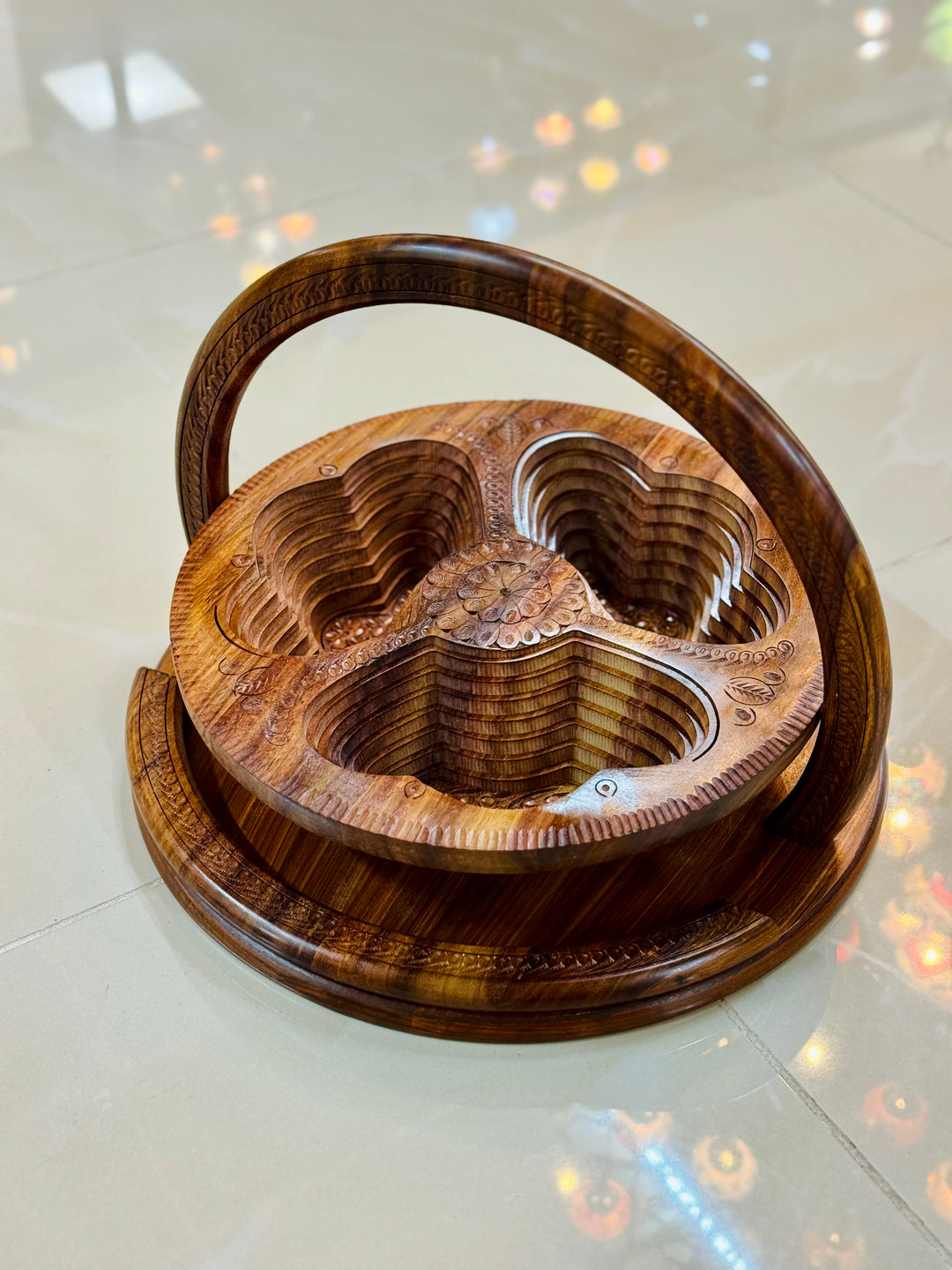 Handmade collapsible baskets