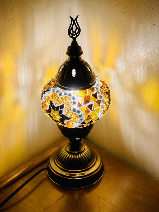 8 Colors | Turkish mosaic table lamp.