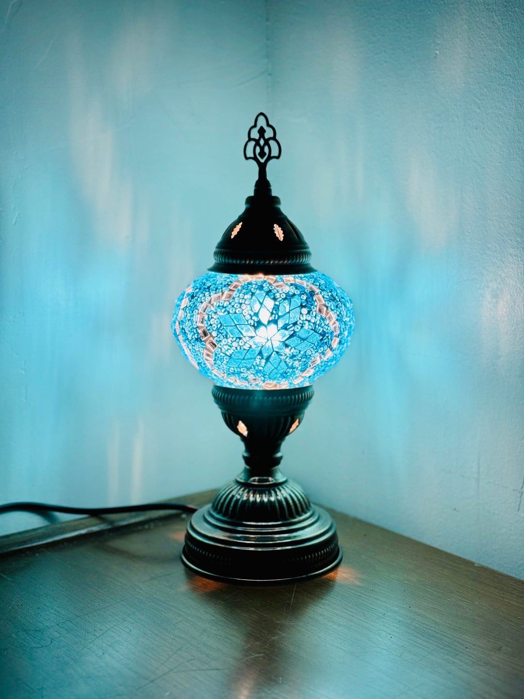 8 Colors | Turkish mosaic table lamp.