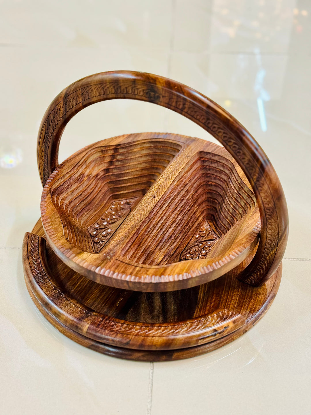 Handmade collapsible baskets