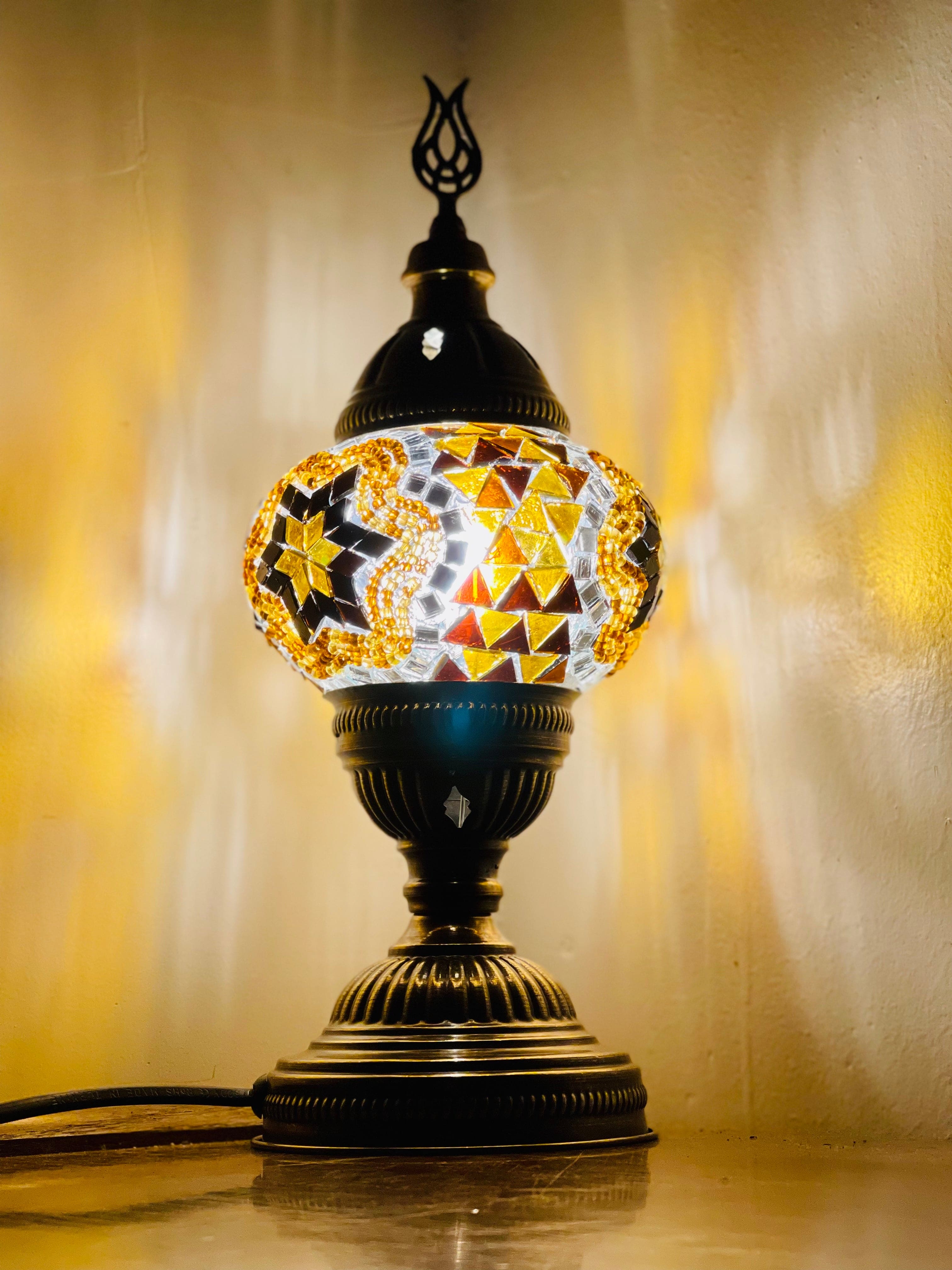 Turkish mosaic hot sale table lamp