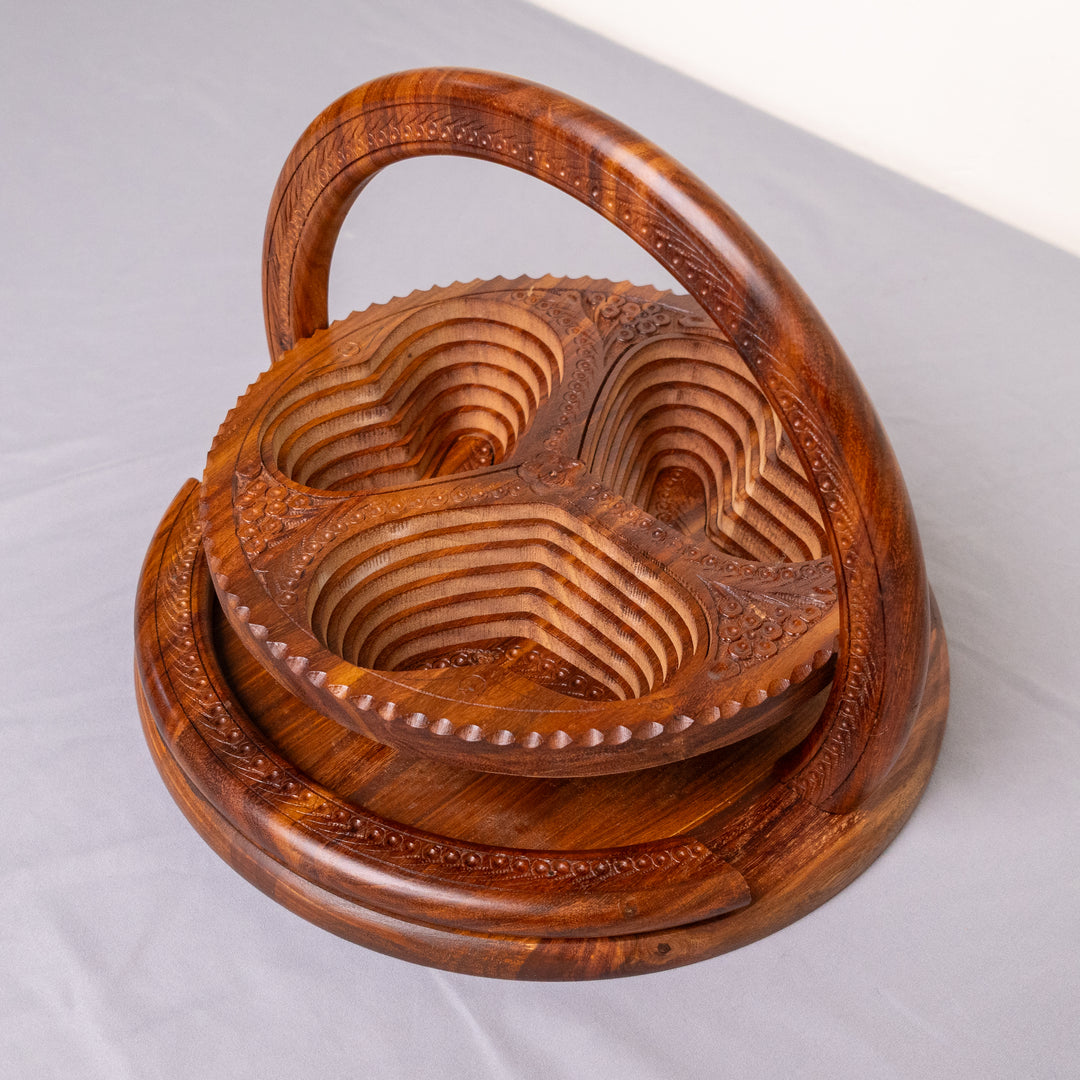 Handmade collapsible baskets