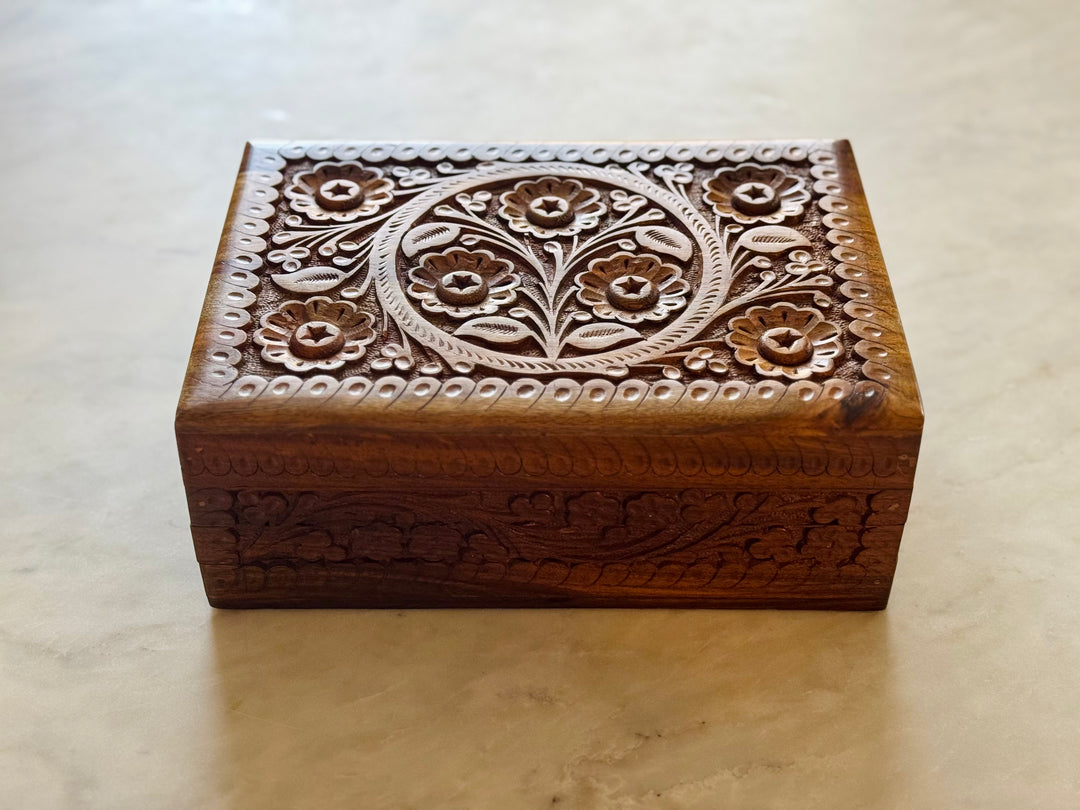 Handmade Secret lock Jewelry Box