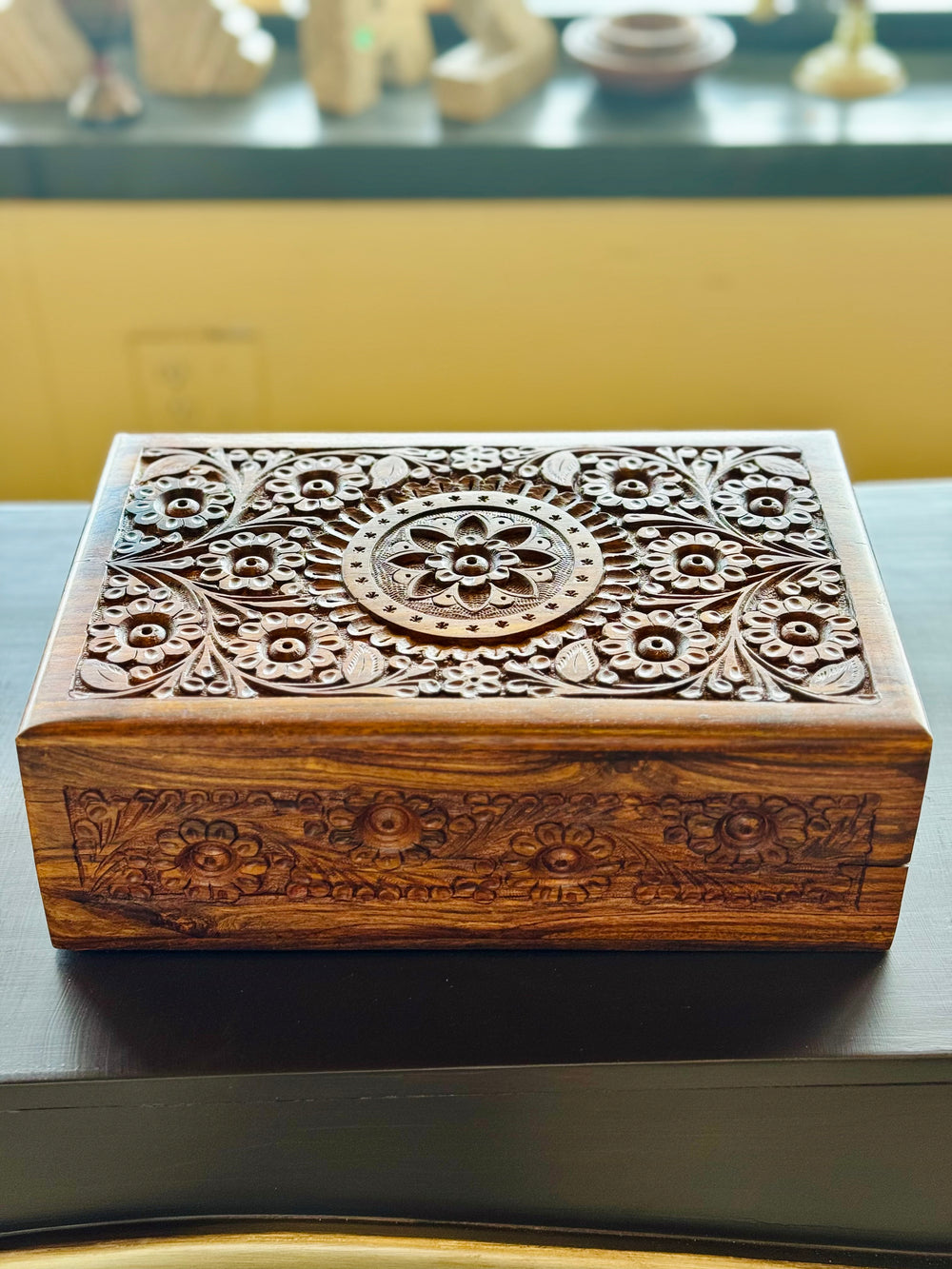 Handmade XXXL Secret lock Jewelry Box + Free sm