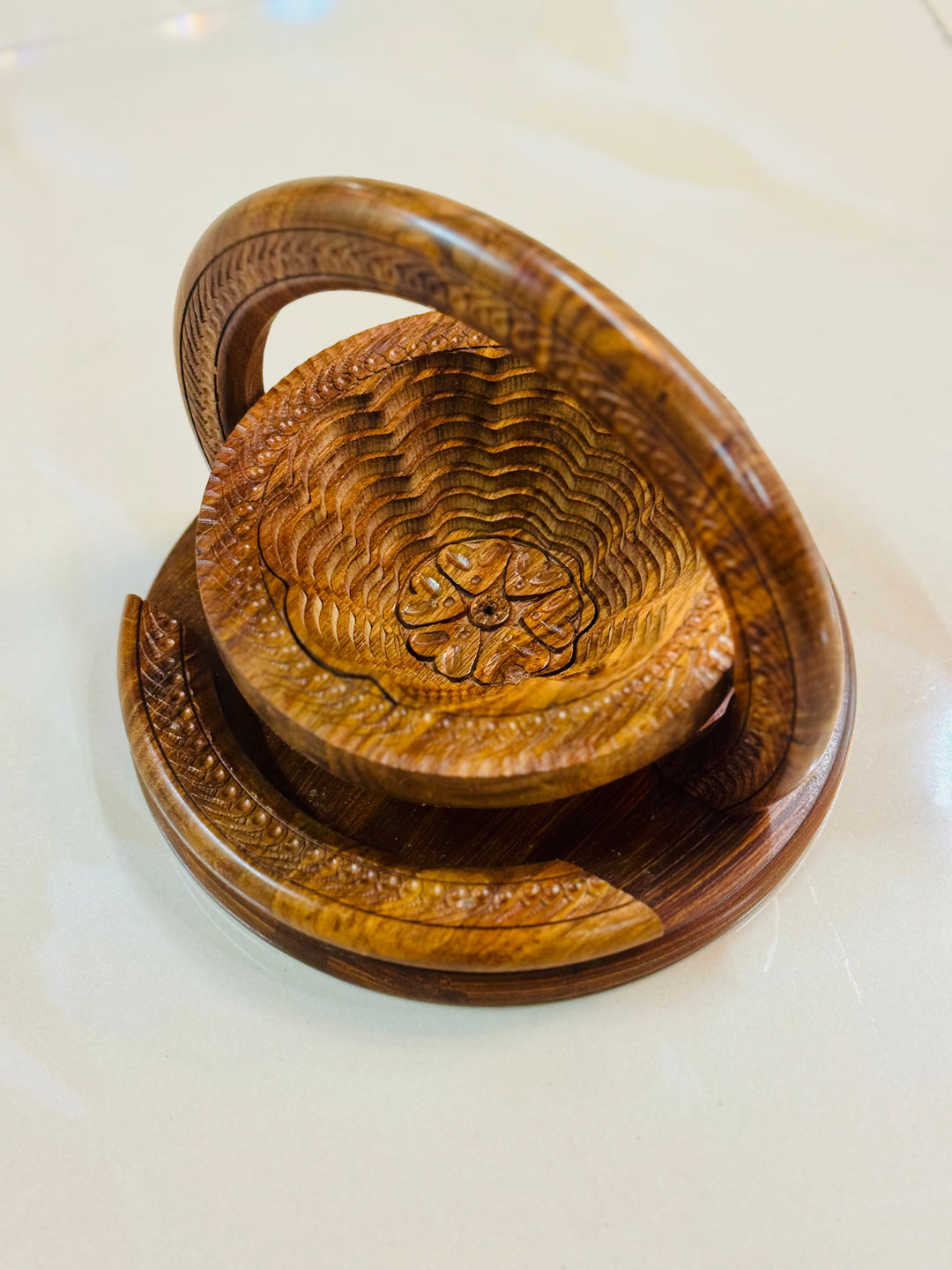 Handmade collapsible baskets