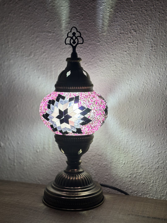 8 Colors | Turkish mosaic table lamp.