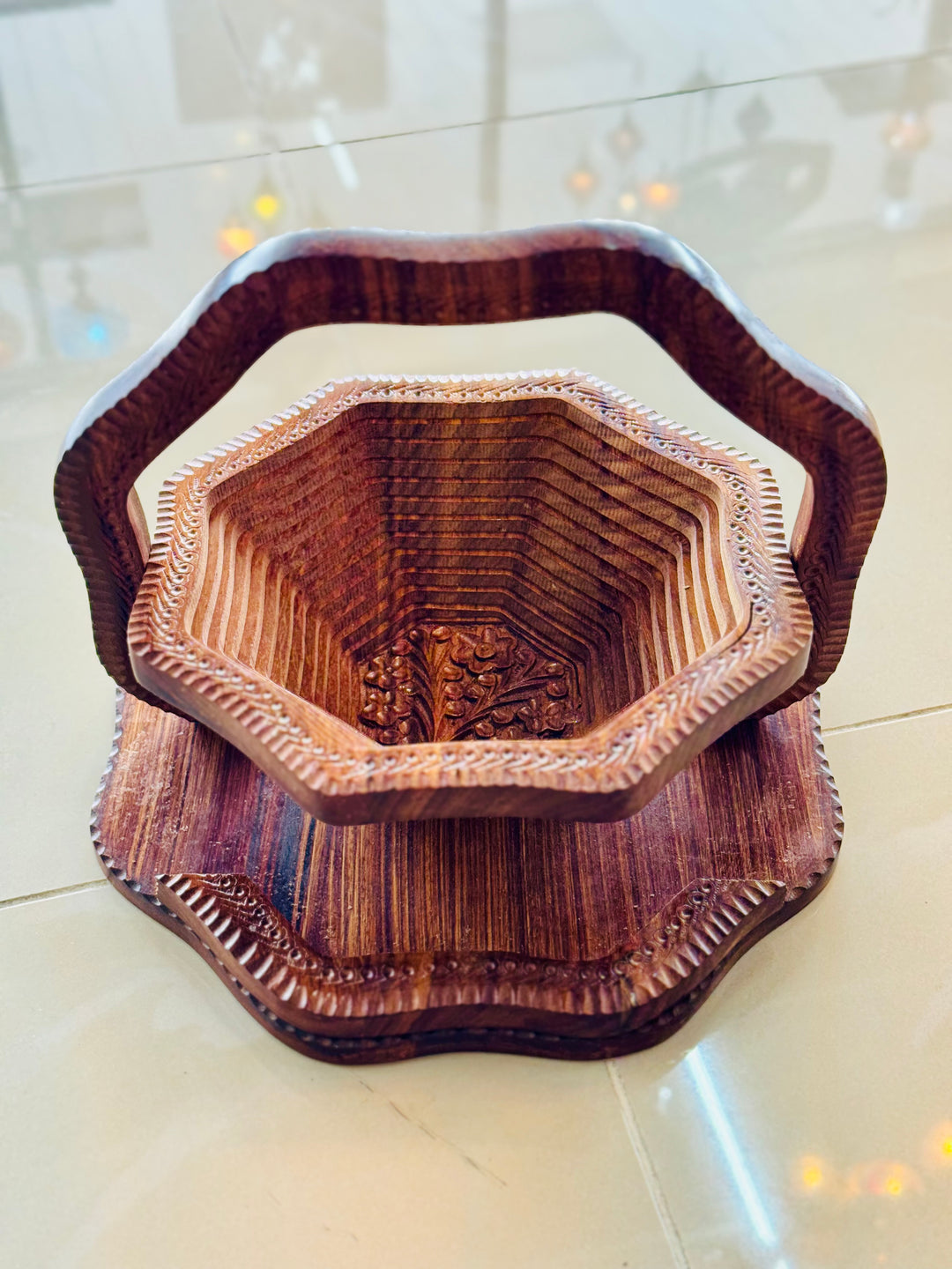 Handmade collapsible baskets