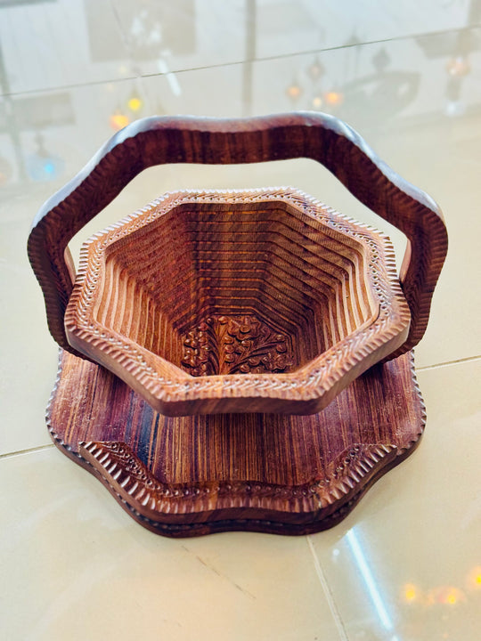Handmade collapsible baskets
