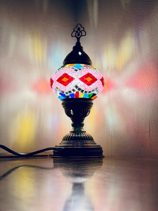 8 Colors | Turkish mosaic table lamp.