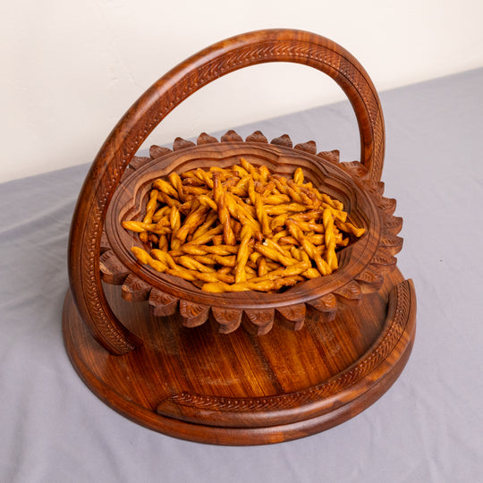 Handmade collapsible baskets