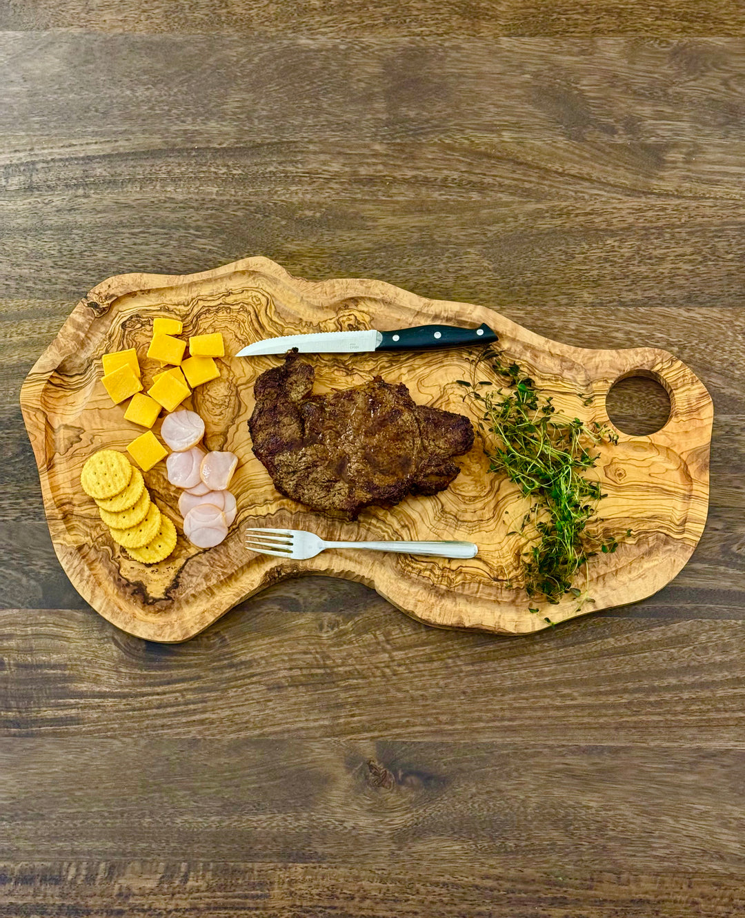 Handcrafted Olive Wood Cutting Board - 5 sizes