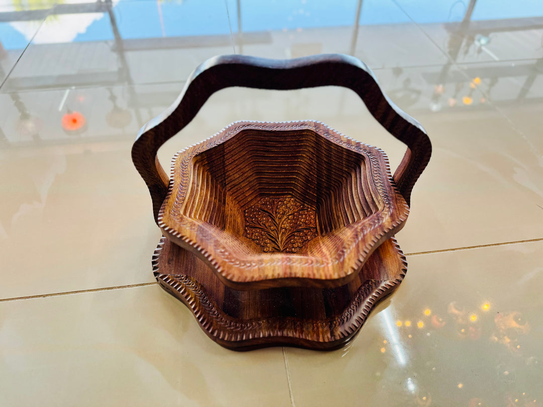 Handmade collapsible baskets