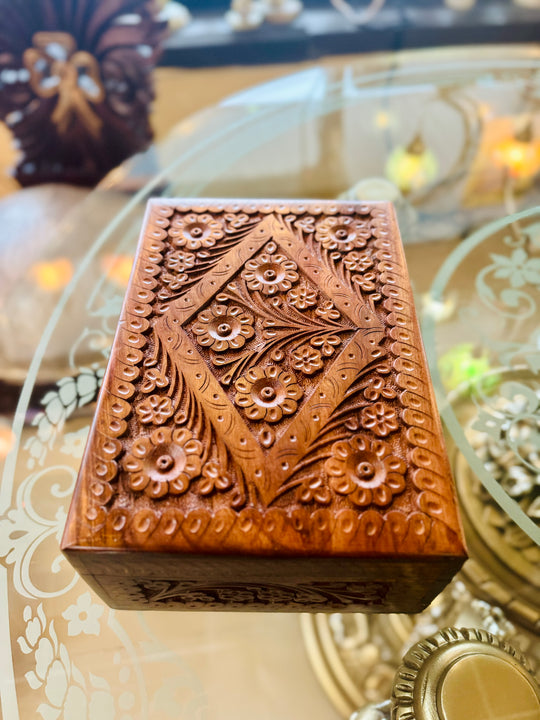 Handmade Secret lock Jewelry Box