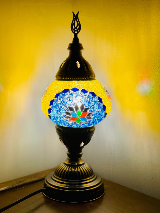 8 Colors | Turkish mosaic table lamp.