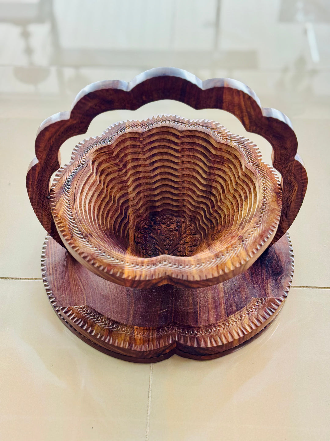 Handmade collapsible baskets