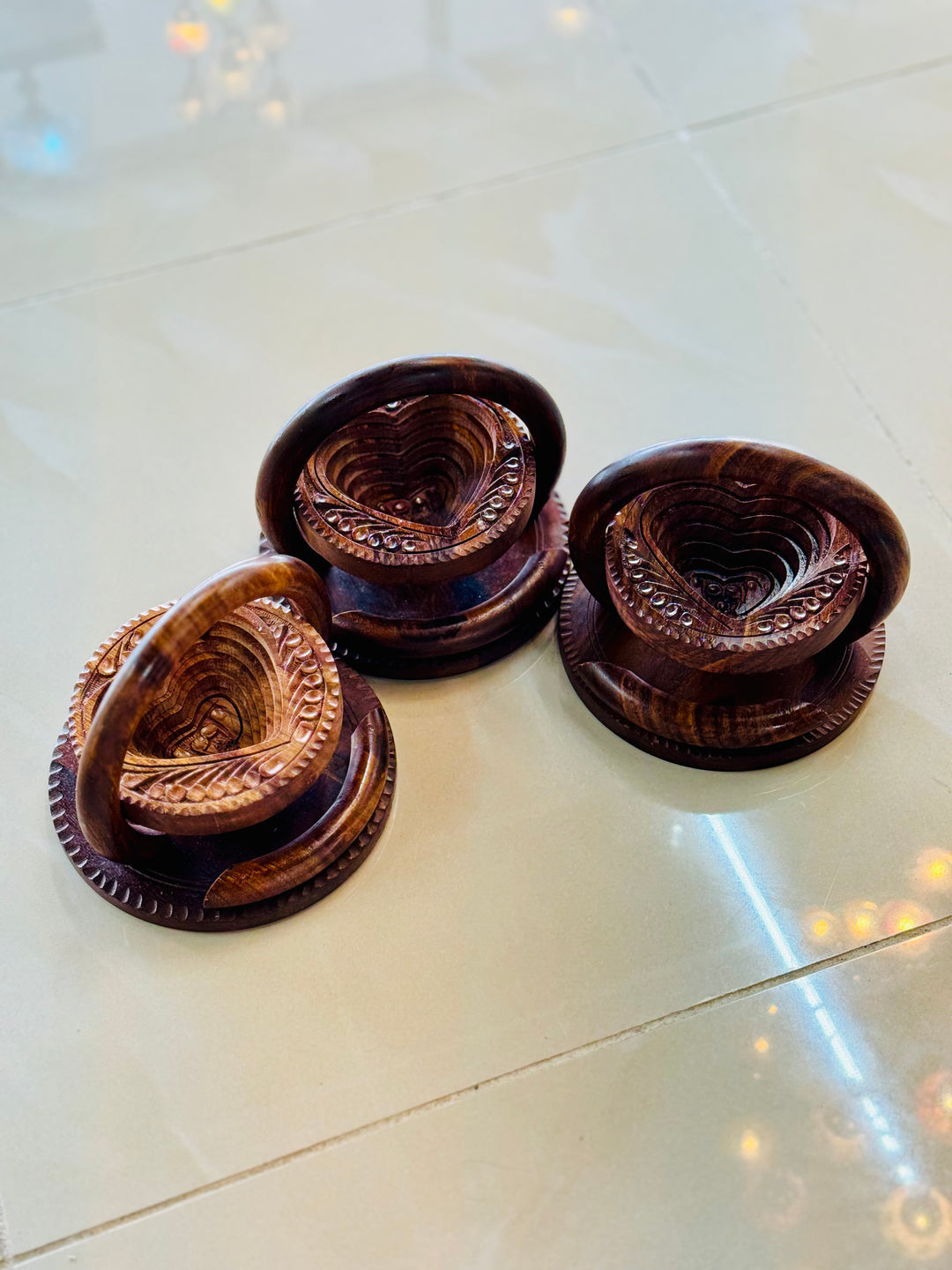 Handmade collapsible baskets