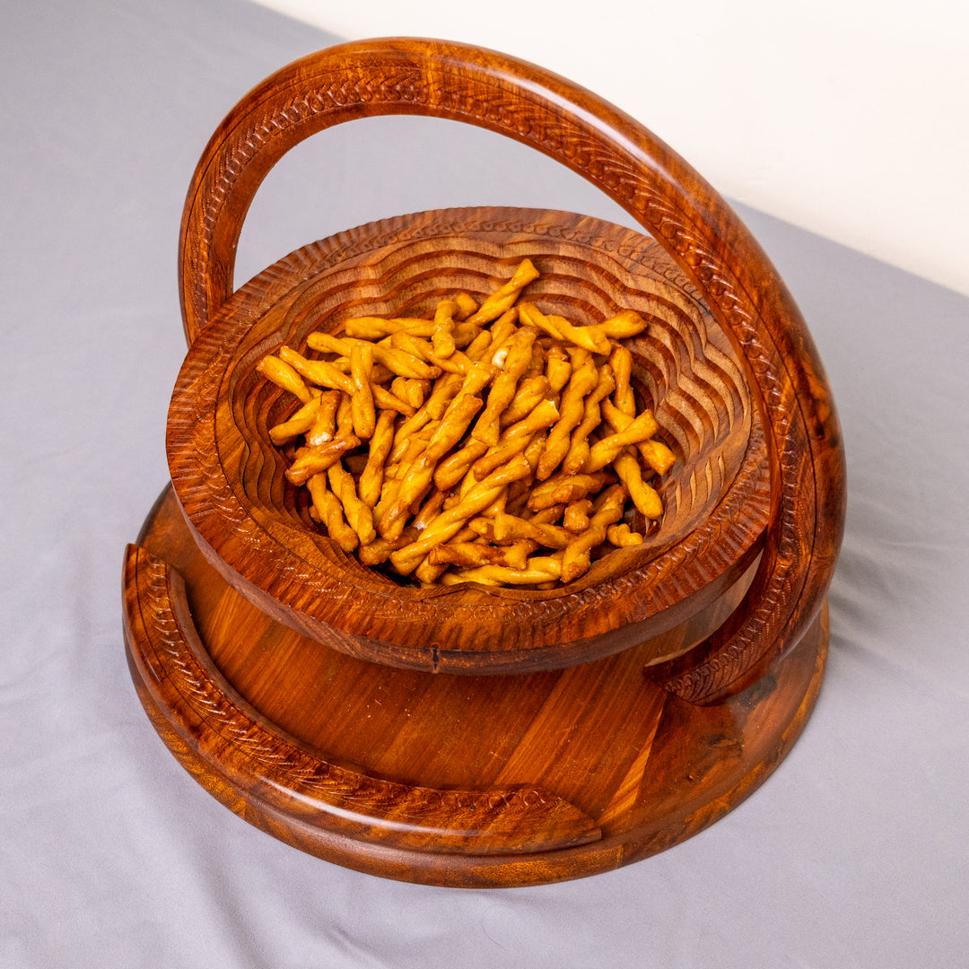 Handmade collapsible baskets