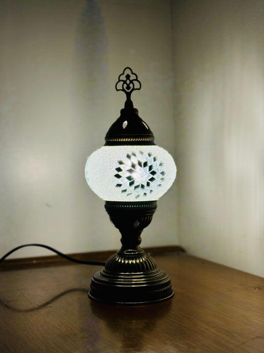 Turkish mosaic table lamp Clear