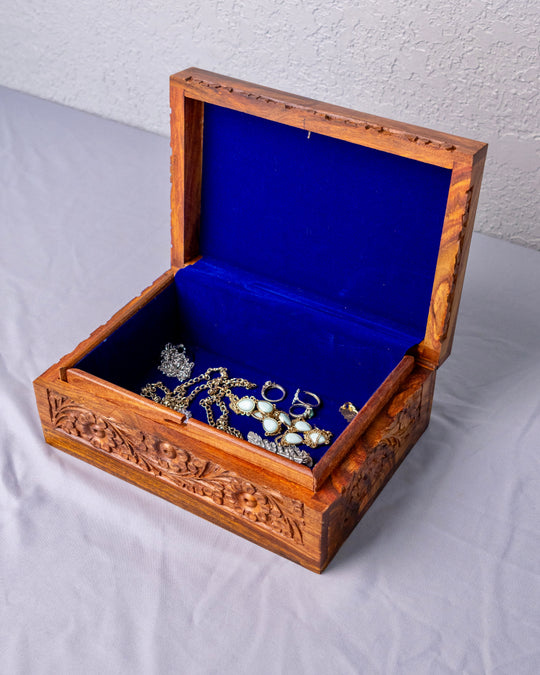 Handmade Secret lock Jewelry Box