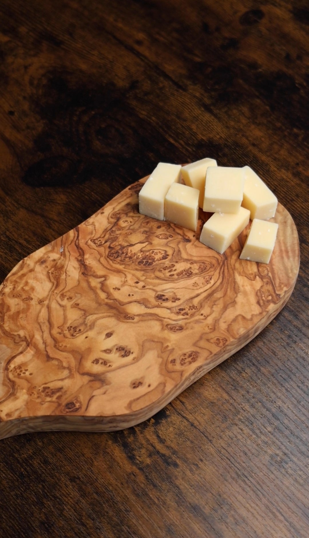 Handcrafted Small Olive Wood Cutting Board