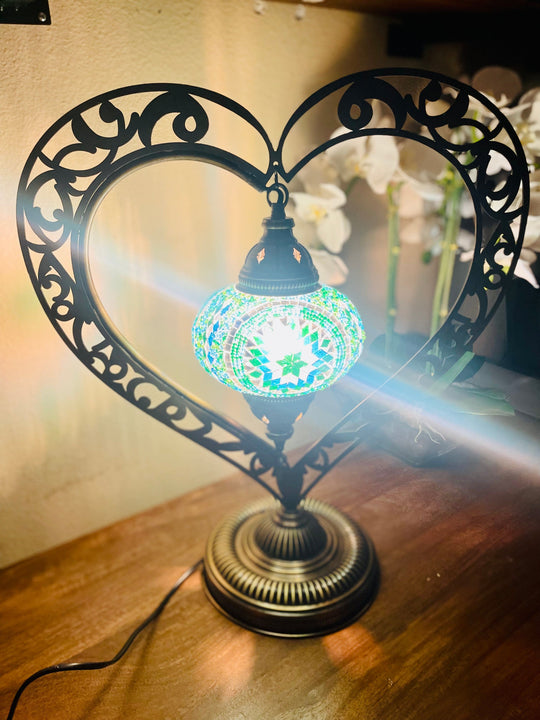 Heart Shape Xl Turkish lamp