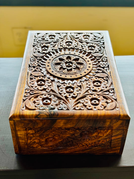 Handmade Secret lock Jewelry Box