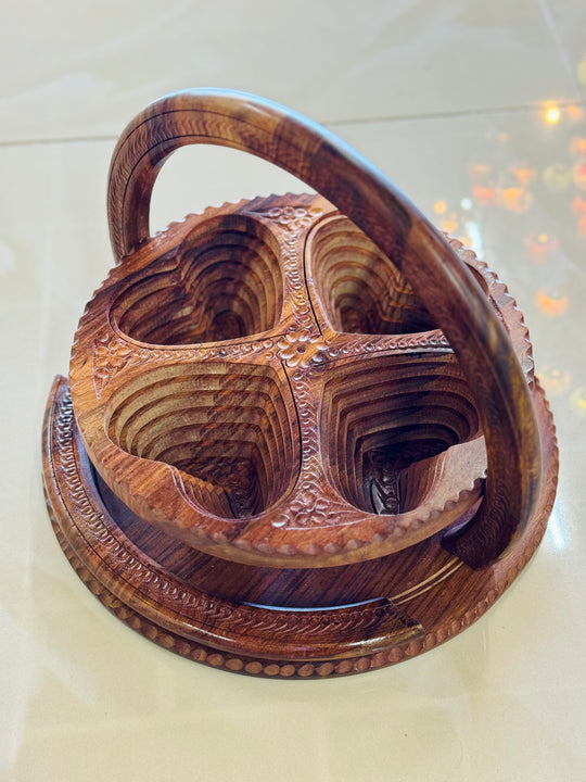 Handmade collapsible baskets