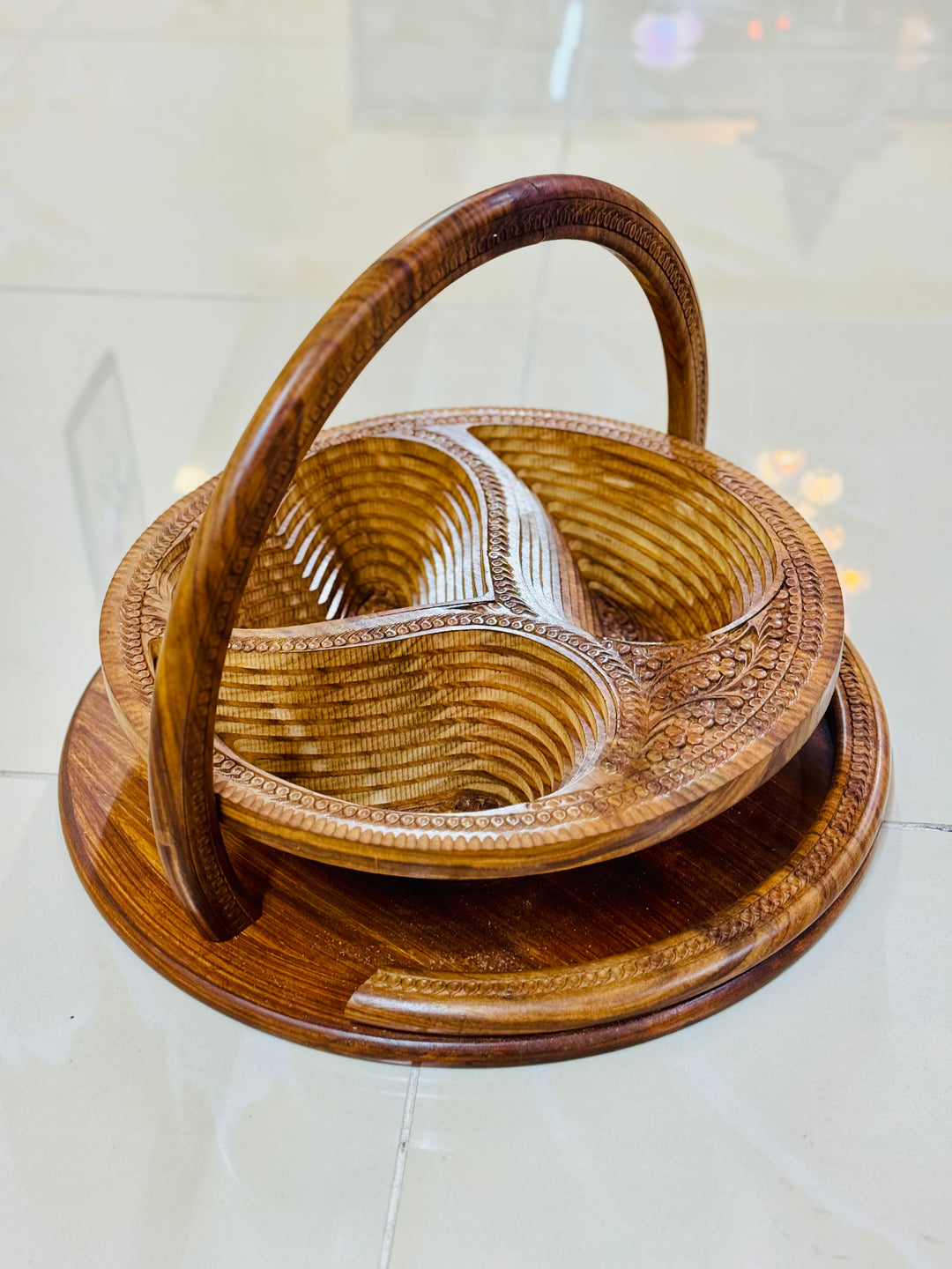 Handmade collapsible baskets