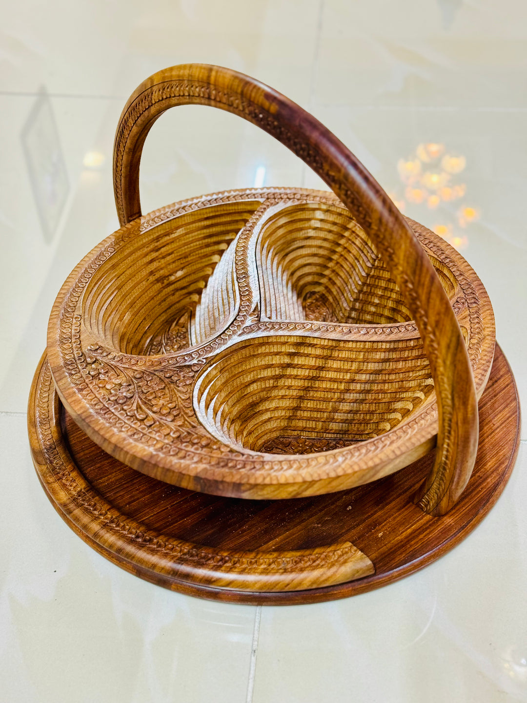 Handmade collapsible baskets