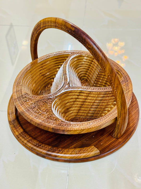 Handmade collapsible baskets