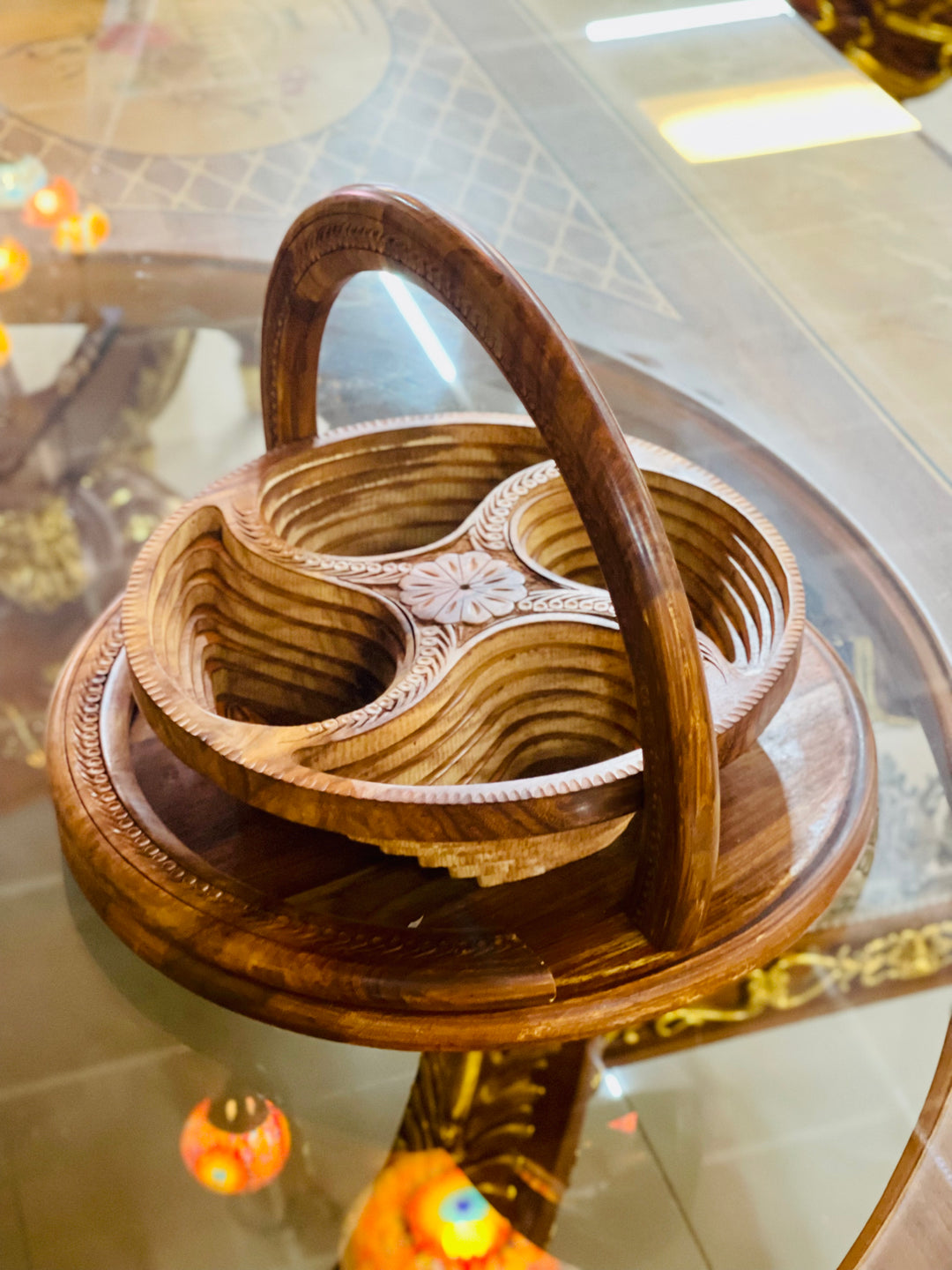 Handmade collapsible baskets