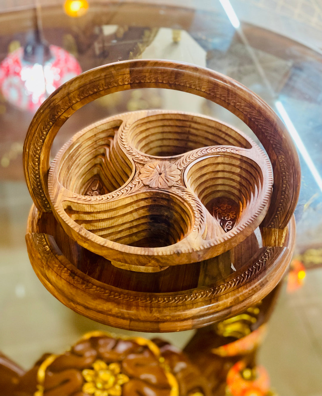 Handmade collapsible baskets